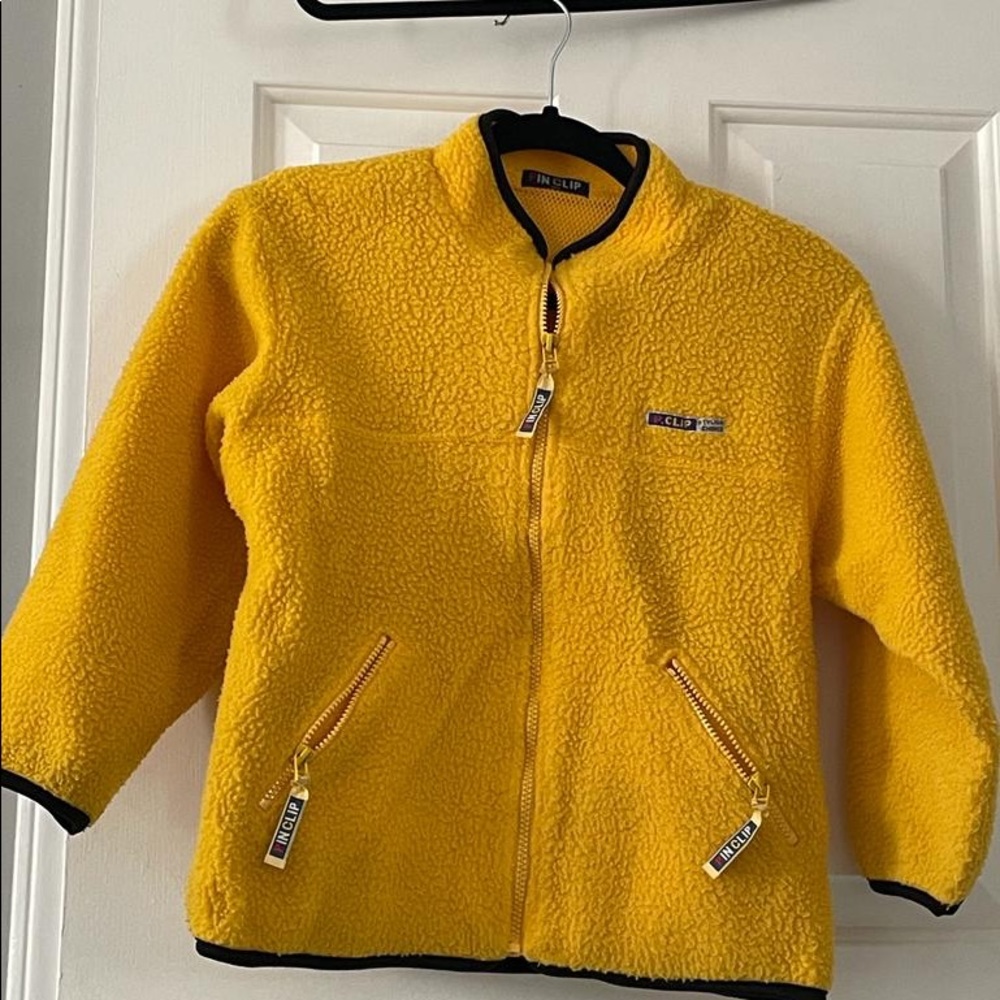 Fleece Front Zipper Sweatshirt Jacket